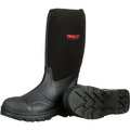 Tingley Tingley® Badger Neoprene Boots, Plain Toe, Upper Rubber Sole, Steel Shank, 15"H, Blk, Size 4 87151.04